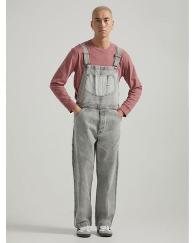 Lee Jeans Mens Paneled Bib Overall - Multicolor