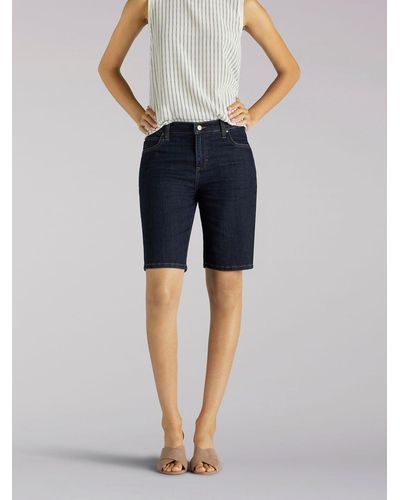 Lee Jeans Relaxed Fit Kathy Bermuda - Blue