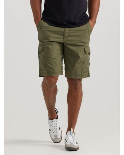 Lee Jeans Mens Extreme Motion Crossroad Cargo Shorts - Green