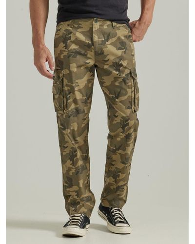 Lee Jeans Wyoming Relaxed Fit Cargo Twill Pants - Green