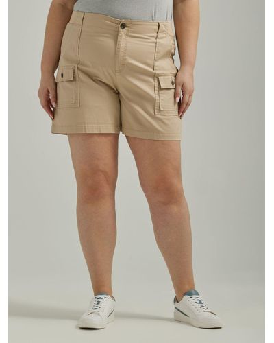 Lee Jeans Ultra Lux Flex-to-go Relaxed Cargo Shorts - Natural