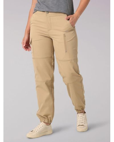 Lee Jeans Ultra Lux Flex-to-go Single Pocket Cargo Jogger Pants - Natural