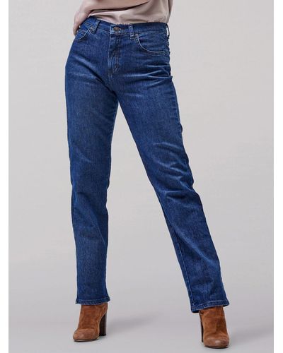 Lee Jeans Original Relaxed Fit Straight Leg Jeans - Blue