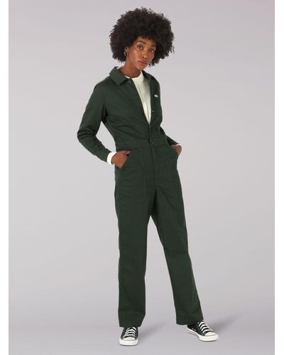 Green Lee Jeans Jumpsuits and rompers for Women | Lyst