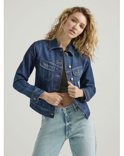 Lee Jeans Womens Rider Jacket - Blue