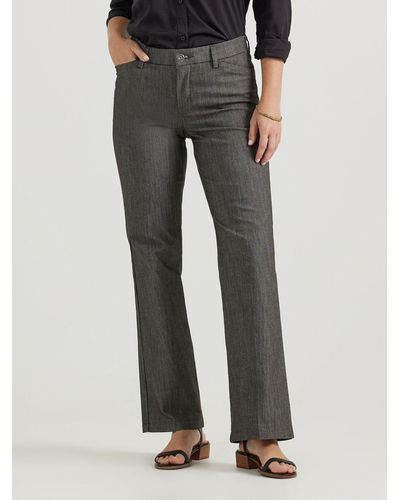 Lee Jeans Fm Regular Fit Trouser - Gray