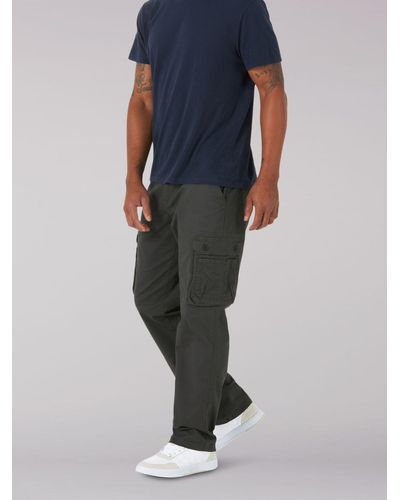 Lee Jeans Wyoming Relaxed Fit Cargo Twill Pants - Gray