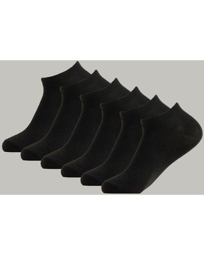 Lee Jeans Womens 10-pack Basic Low Cut Socks - Black