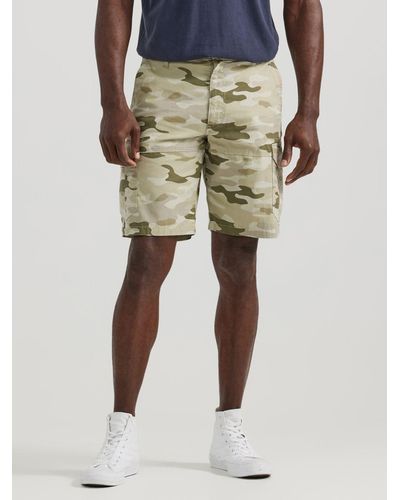 Lee Jeans Mens Extreme Motion Swope Cargo Shorts - Natural