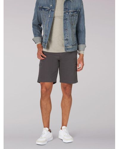 Lee Jeans Extreme Motion Welt Cargo Shorts - Gray