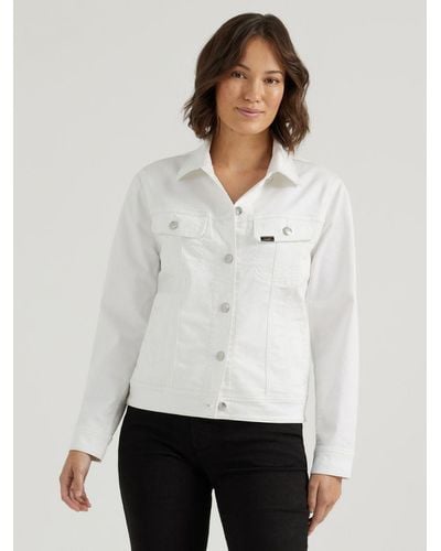 Lee Jeans Womens Legendary Rider Jacket - White