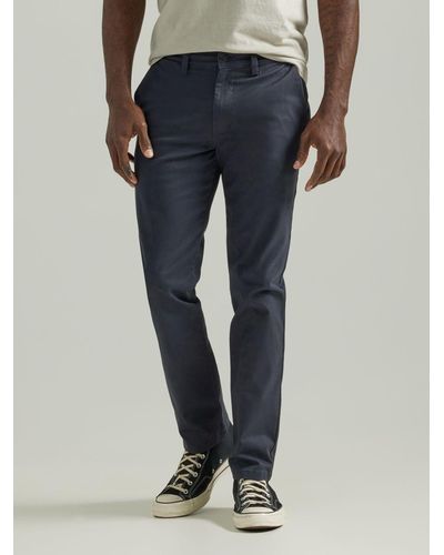 Lee Jeans Legendary Slim Straight Flat Front Pants - Blue