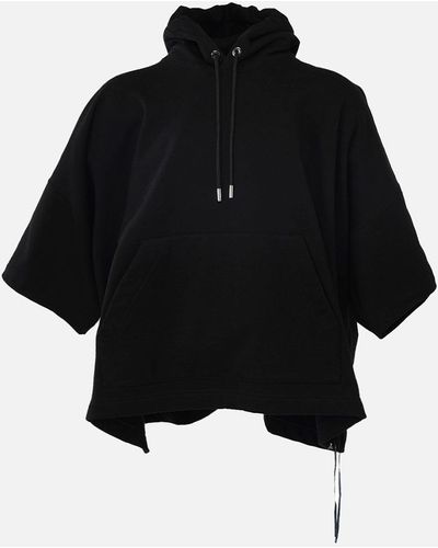 Mastermind Japan Sequin Boxy Hoodie in Black for Men