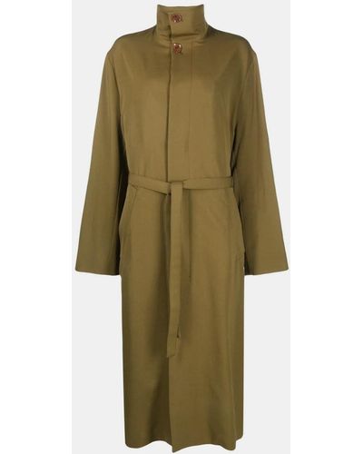 Lemaire Soft Overcoat - Black