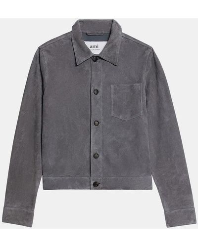 Blue Suede Jackets for Men - Up to 67% off | Lyst