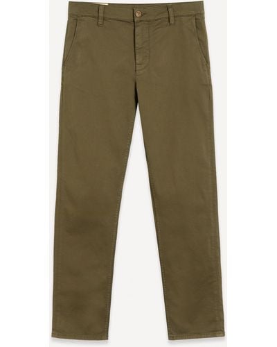 Nudie Jeans Mens Easy Alvin Chino Trousers - Green