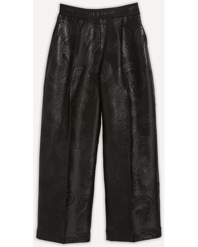 Stine Goya Women's Ciara Swirl Trousers Xl - Black