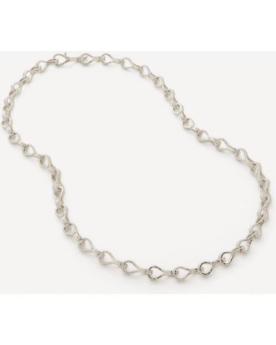 Monica Vinader Sterling Silver Infinity Link Chain Necklace One Size - Natural