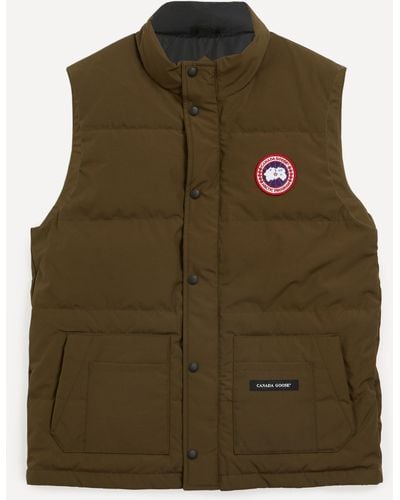 Canada Goose Mens Freestyle Quilted Artic-tech Gilet - Green