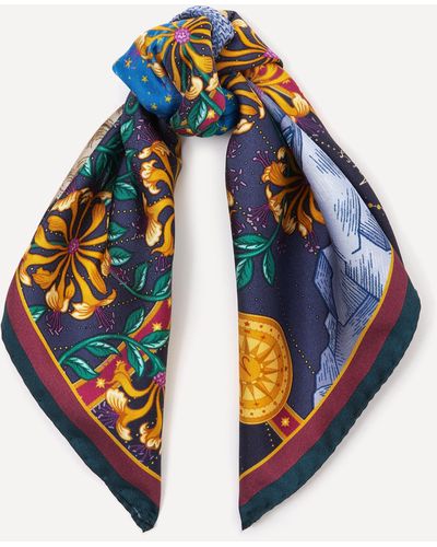 Liberty Aries 45 X 45cm Silk Twill Scarf - Multicolour