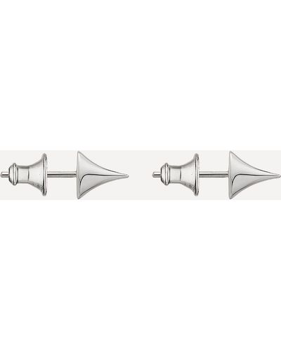 Shaun Leane Small Silver Rose Thorn Studs One Size - Metallic