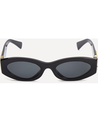 Miu Miu Women's Constella Oval Sunglasses One Size - Black