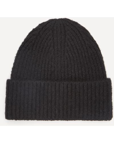 Acne Studios Women's Wool Knit Beanie Hat - Black