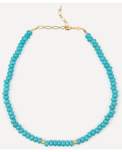 Anni Lu Gold-plated Pacifico Turquoise Beaded Necklace One - Multicolour
