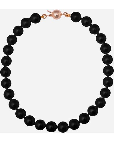 Kojis Black Freshwater Pearl Bracelet Onesize - Metallic