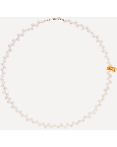 Alighieri La Calliope Pearl Choker Necklace - Natural