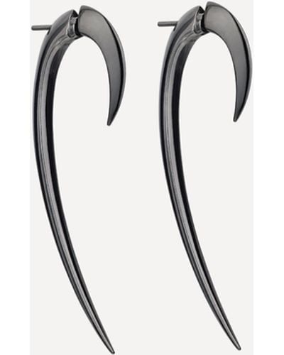 Shaun Leane Hook Rhodium-plated Silver Earrings - Metallic
