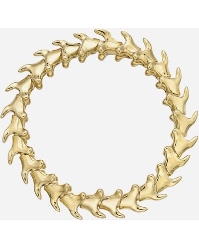 Shaun Leane Serpent Trace Wide Gold-vermeil Bracelet - Metallic