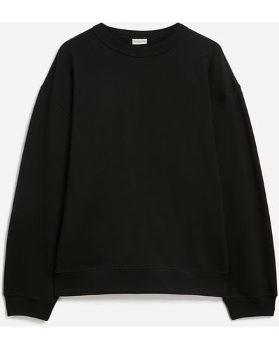 Dries Van Noten Mens Oversized Sweatshirt L - Black