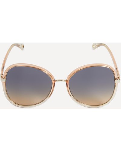 Chloé Women's Butterfly Sunglasses One Size - Metallic