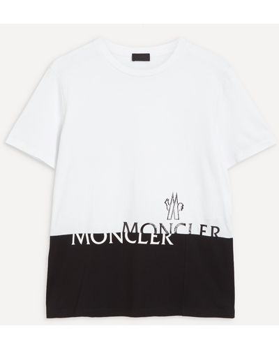 Moncler Mens Contrast Logo T-shirt - Multicolour