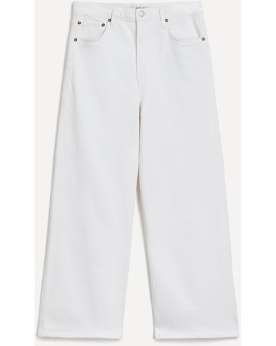 Agolde Women's Harper Crop Jeans 26 - White