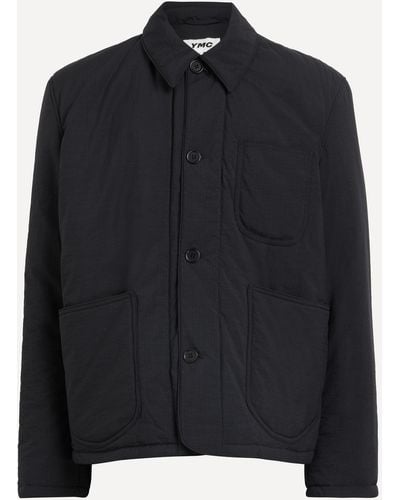 YMC Mens Labour Chore Textured Jacket - Black
