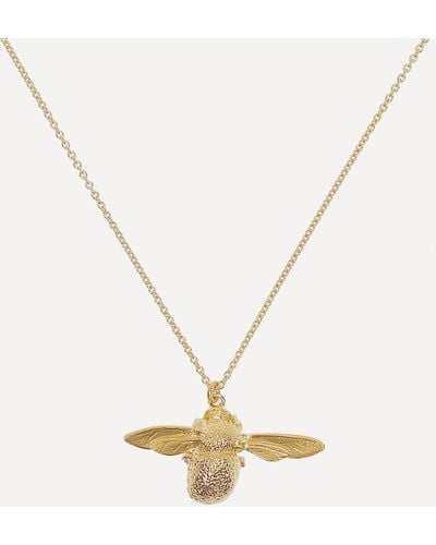Alex Monroe Gold-plated Bumblebee Necklace One Size - Metallic