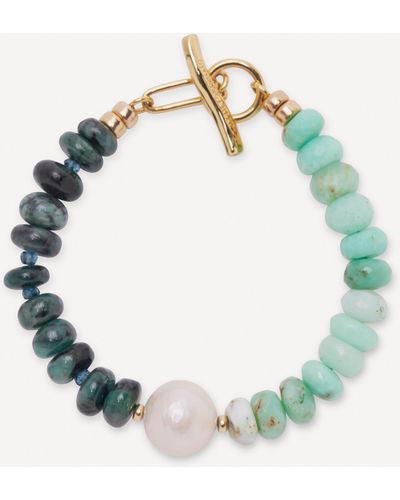 Lizzie Fortunato Gold-plated Ray Bead Bracelet One - Metallic