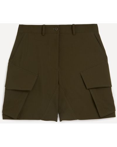 JW Anderson Women's Tailored Cargo Shorts 10 - Green