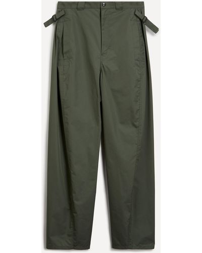 Lemaire Mens 3d Trousers 46 - Green