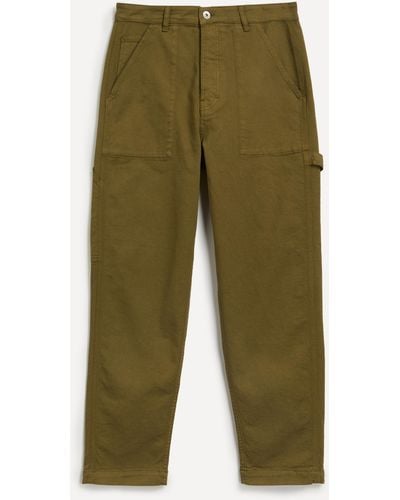 YMC Mens Olive Painter Trousers 36 - Green