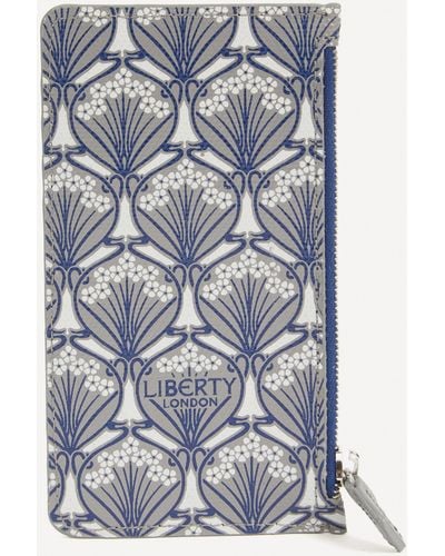 Liberty Women's Iphis Zipped Card Case - Blue