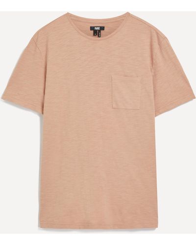 PAIGE Mens Kenneth T-shirt - Natural