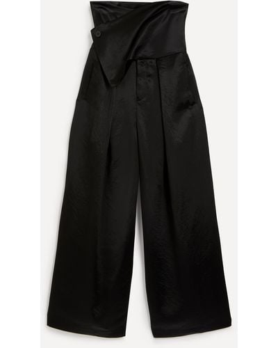 Issey Miyake Women's Gleam Wide Trousers 3 - Black