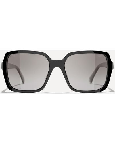 Chanel Women's Square Sunglasses One Size - Grey