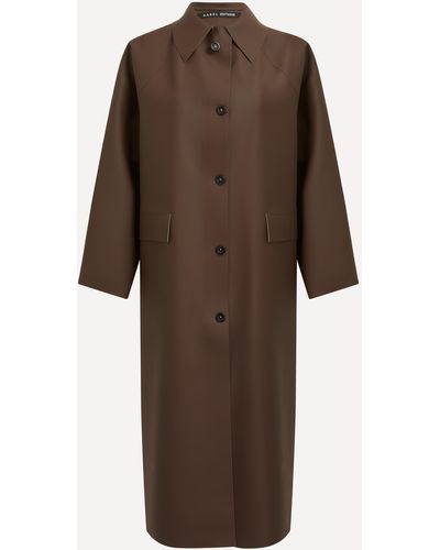 Kassl Women's Original Long Rubber Coat 10 - Brown