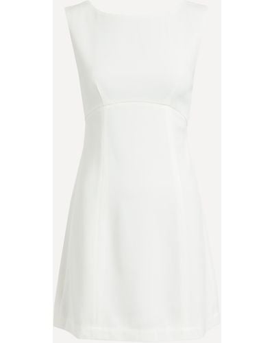 RIXO London Women's Michaela Crepe Mini-dress 14 - White