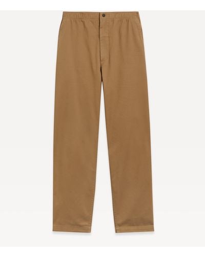 Norse Projects Mens Ezra Light-stretch Pants - Natural