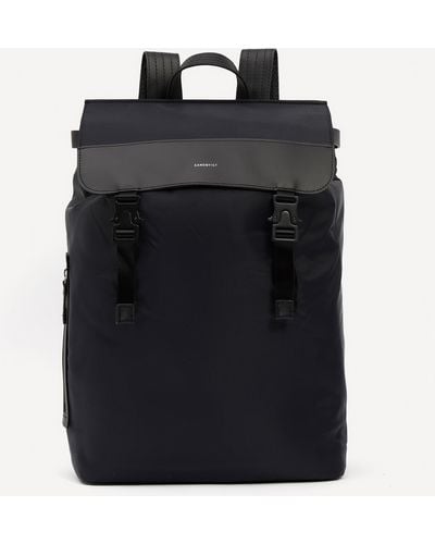 Sandqvist Hege Recycled Nylon Backpack - Black